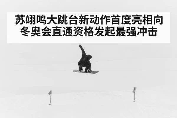 苏翊鸣大跳台新动作首度亮相向冬奥会直通资格发起最强冲击